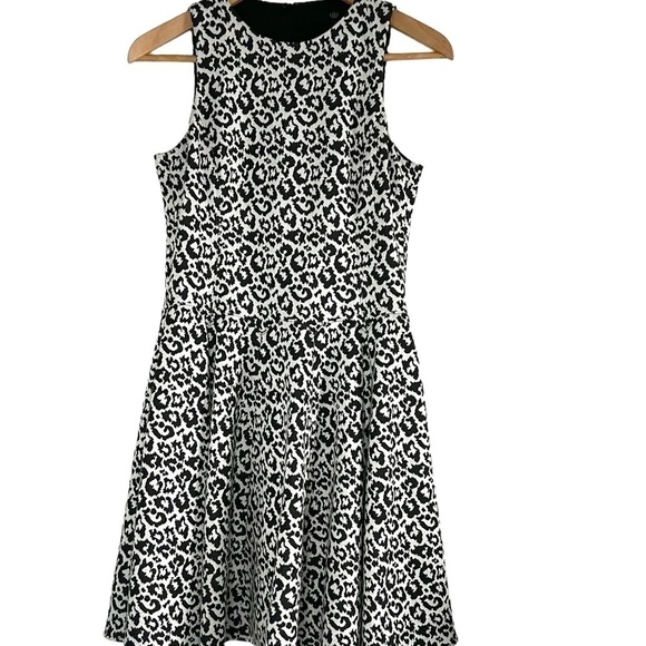 Tibi | Leopard Print | Fit and Flare Dress - Picture 1 of 5